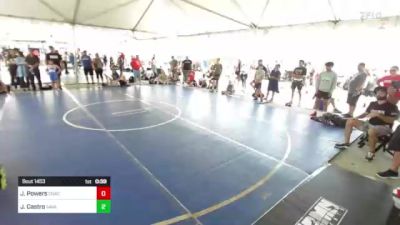 83 lbs Rr Rnd 5 - Jayce Powers, Coachella Valley WC vs Jeremiah-Roman Castro, Savage House WC