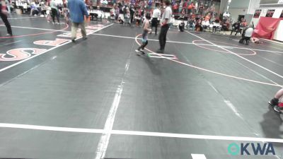 60 lbs Consolation - Boston Bollinger, Tulsa Blue T Panthers vs Maddix Spencer, Keystone Kids