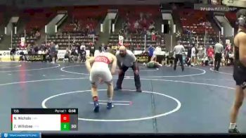 155 lbs Round 2 (6 Team) - Noah Nichols, Southwest Arsenal vs Zane Willobee, MI Pitbulls