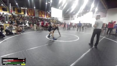 165 lbs Quarterfinal - Ivan Natceli, Chaparral vs Carlos Sanchez, Paramount