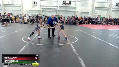 56 lbs Round 1 (4 Team) - Axel Wright, Ohio Gold 10K vs Karter Legas, Roughhouse