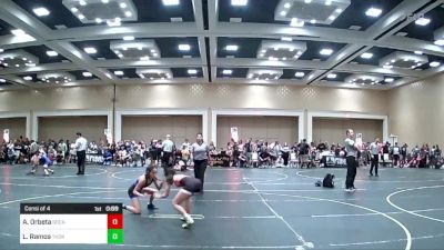 88 lbs Consi Of 4 - Allison Orbeta, SoCal Grappling Club vs Lillia Ramos, Thorobred WC