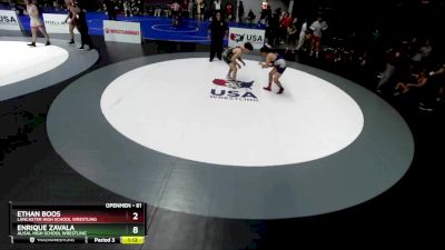 74 lbs Cons. Round 5 - Ian Rodriguez, California vs Heric Obregon, Lancaster High School Wrestling