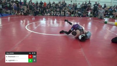 80 lbs Pools - Vincent Thomson, Backbone Wrestling Club vs Kayden Lighthill, EP Rattlers