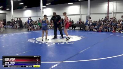 130 lbs 4th Wrestleback (16 Team) - Jack Wolf, Minnesota Red vs Jake Nieto, New York