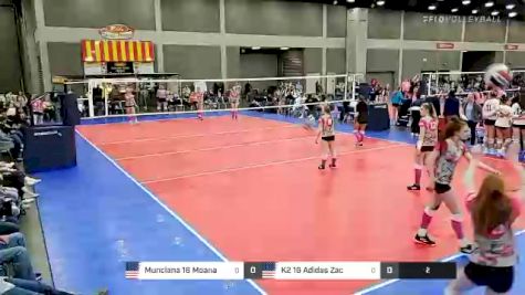 Munciana 16 Moana vs K2 16 Adidas Zac - 2022 JVA World Challenge presented by Nike - Expo Only
