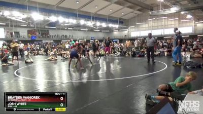 116 lbs Placement Matches (8 Team) - Josh White, RWA vs Brayden Waniorek, NC National Team