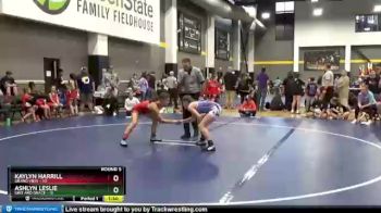 110 lbs Round 5 (12 Team) - Kaylyn Harrill, Grand View vs Ashlyn Leslie, Grit And Grace