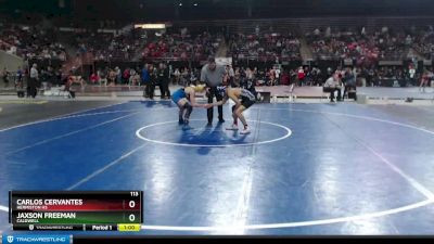 113 lbs Cons. Round 2 - Jaxson Freeman, Caldwell vs Carlos Cervantes, Hermiston HS