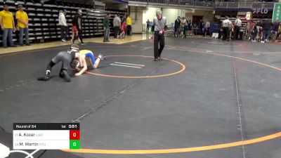 90 lbs Round Of 64 - Arlo Kozar, Ligonier Valley vs Mason Martin, Titusville