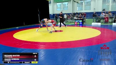 55kg Cons. Round 3 - Richard Baxter, Lakehead WC vs Mason Gordon, Jr Huskies