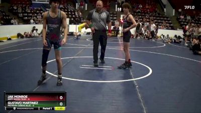 117 lbs Finals (8 Team) - Jak Monroe, Dirty Dozen Team vs Gustavo Martinez, Michigan Cobras Blue