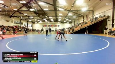 125 lbs Cons. Round 3 - Junior Arizmendi, Manchester vs Jamal Whittington, Huntingdon College