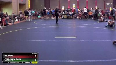 67 lbs Round 2 (4 Team) - Ira Samm, MO Outlaws Gold vs Corban Coleman, Alpha Elite