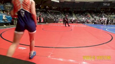 90 lbs Consi Of 8 #2 - Josie Wilson, Abilene Kids vs Krislynn Martinez (Ratliff), Triumph Wrestling Club