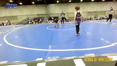 58 lbs Rr Rnd 3 - Riddic Bunn, Untouchables 9u Purple vs Huck Olsen, MOJO 9U