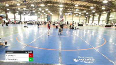 90 lbs Consi Of 8 #1 - Adam Walker, NC vs Brady Zabriskie, VA