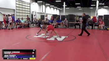 83 lbs Placement Matches (8 Team) - Dominic Cordero, Tennessee vs Arav Pandey, Pennsylvania Red