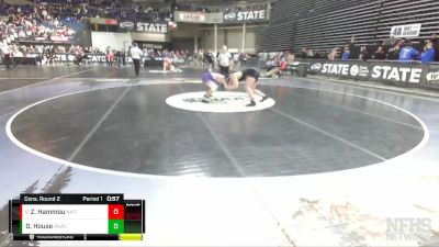 2A 195 lbs Cons. Round 2 - Zakaria Hammou, North Kitsap vs Dashiell House, Anacortes