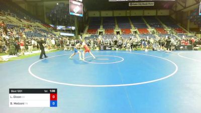 152 lbs Cons 32 #1 - Louden Dixon, Ohio vs Brodie Melzoni, Tennessee