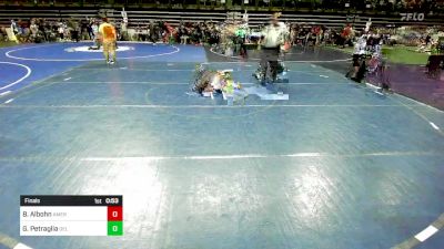 61 lbs Final - Bennett Albohn, American vs Gavin Petraglia, Del Val Wildcats