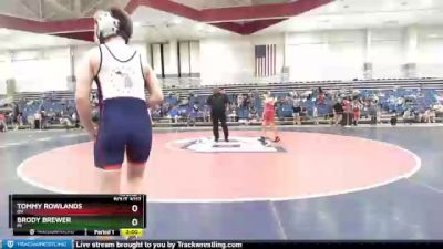 108 lbs Round 1 - Tommy Rowlands, OH vs Brody Brewer, MI