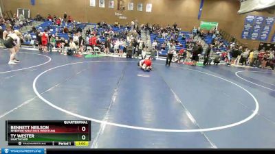 150 lbs Quarterfinal - Bennett Neilson, Riverton Wolf Pack Wrestling vs Ty Wester, Unattached