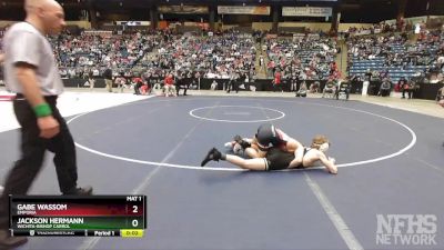 5A - 113 lbs 5th Place Match - Jackson Hermann, Wichita-Bishop Carrol vs Gabe Wassom, Emporia