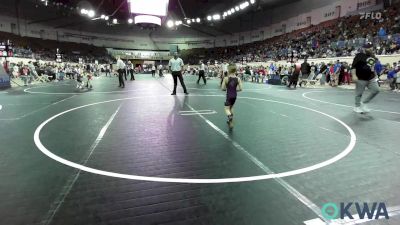 46 lbs Round Of 64 - Elijah Kroll, Jenks Trojan Wrestling Club vs Mason McCuistion, Pryor Tigers