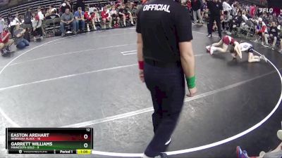 80 lbs Finals (8 Team) - Garrett Williams, Minnesota Gold vs Easton Arehart, Nebraska Black