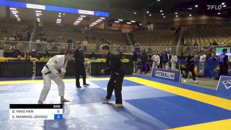 QIAO YANG HAN vs SHAE MANNING JOHNSON 2024 Pan Jiu Jitsu IBJJF Championship