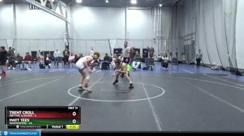 110 lbs Round 5 (6 Team) - Trent Croll, Grit Mat Club Red vs Matt Tees, Headhunters