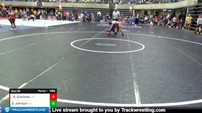 90 lbs Quarterfinal - Ryker Duellman, LAW vs Gradyn Johnson, Bison Wrestling Club