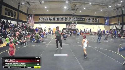 49 lbs Round 2 - Liam Gatt, Backyard Brawlers vs Patrick Clinkscales, Palmetto State Wrestling Acade