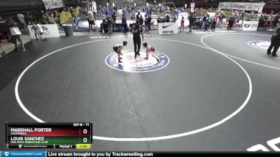 71 lbs Cons. Round 2 - Marshall Porter, California vs Louis Sanchez, USA Gold Wrestling Club