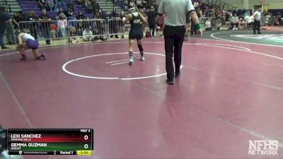 111 lbs Quarterfinal - Gemma Guzman, Knight vs Lexi Sanchez, Shadow Hills