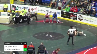 132 lbs Round Of 64 - Brayden Williams, Cochranton vs Maximus Switzenberg, Hempfield