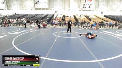 131 lbs Cons. Round 6 - Henry Ramirez, GPS Wrestling Club vs Conner Carpenter, South Lewis Wrestling Club