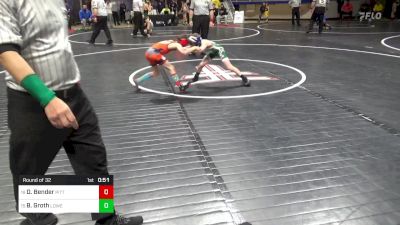 55 lbs Round Of 32 - Deklan Bender, Pittston Area vs Brady Groth, Lower Dauphin