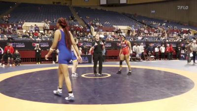 68 lbs Cons. Round 1 - Poorna Babu, Pioneer Wrestling Club vs Caroline Gilstrap, Bearcat Wrestling Club