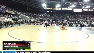 3A 126 lbs Cons. Round 2 - Stryder Liermann, Bonners Ferry vs Trey McFarlane, Homedale