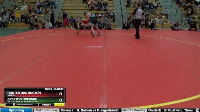 150 lbs Round 5 - Brexton Hoernke, Victory School Of Wrestling vs Hunter Huntington, Sparta