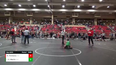105 lbs Cons. Round 3 - Emilio Martin, Derby Wrestling Club vs Holden Timmons, Emporia Wrestling Club