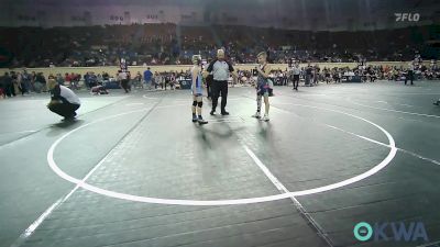 85 lbs Quarterfinal - Braxton Russell, Salina Wrestling Club vs Dylan Bilbrey, Division Bell Wrestling