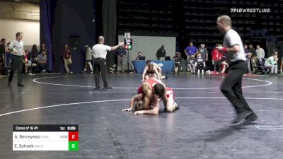 174 lbs Consi Of 16 #1 - Andrew Berreyesa, Cornell vs Evan Schenk, Gardner-Webb