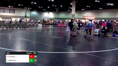 220 lbs Round 4 (6 Team) - Zachary Babiczuk, CWC vs Cassidy Grubbs, Bandits Wrestling