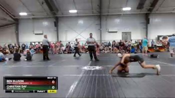 95 lbs Round 5 (6 Team) - Christian Day, North Brevard vs Ben Ellison, Steel Valley Renegades