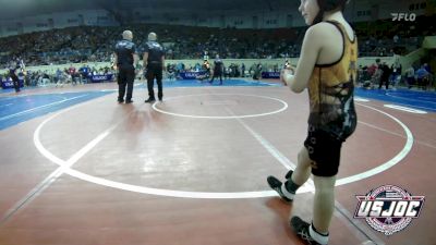 49 lbs Round Of 32 - Aksel Davis, Wagoner Takedown Club vs Gabriel Mapes, Ogden's Outlaws Wrestling Club