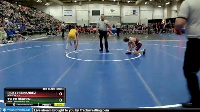 113 lbs Finals (8 Team) - Tyler Durden, Papillion-LaVista vs Ricky Hernandez, Norfolk