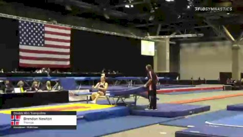 Brendon Newton - Double Mini Trampoline, Trevinos - 2021 USA Gymnastics Championships
